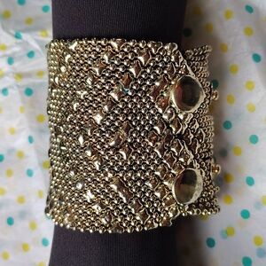 Gold Tone Adjustable Bracelet